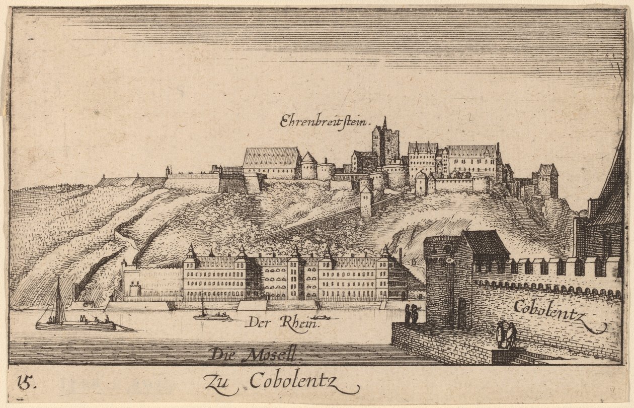 Coblenza de Wenceslaus Hollar
