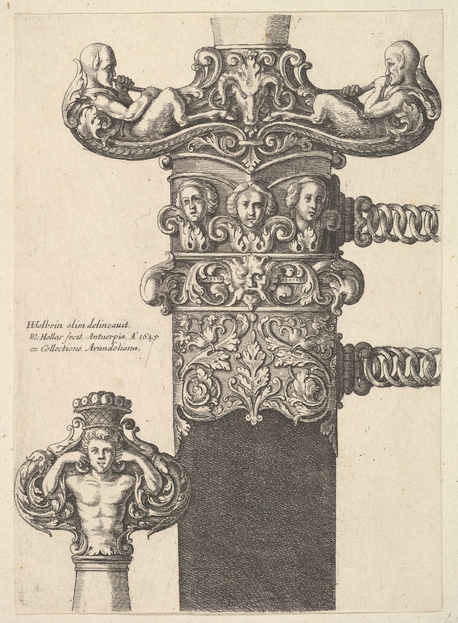 Daga y vaina de Wenceslaus Hollar