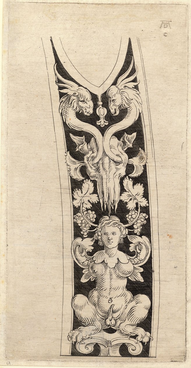 Diseño para una vaina, de un dibujo de Albrecht Durer de Wenceslaus Hollar