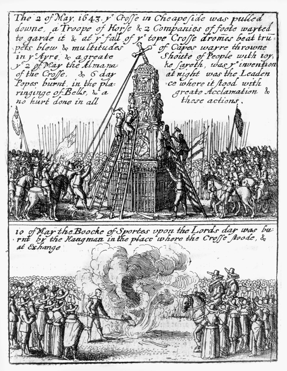 Destrucción de la Cruz de Cheapside; el 