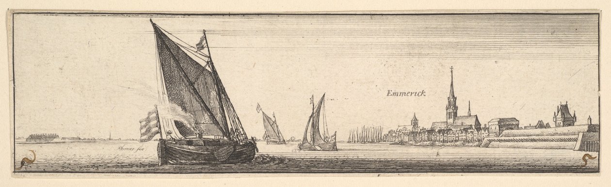 Emmerich, 1642-44 de Wenceslaus Hollar