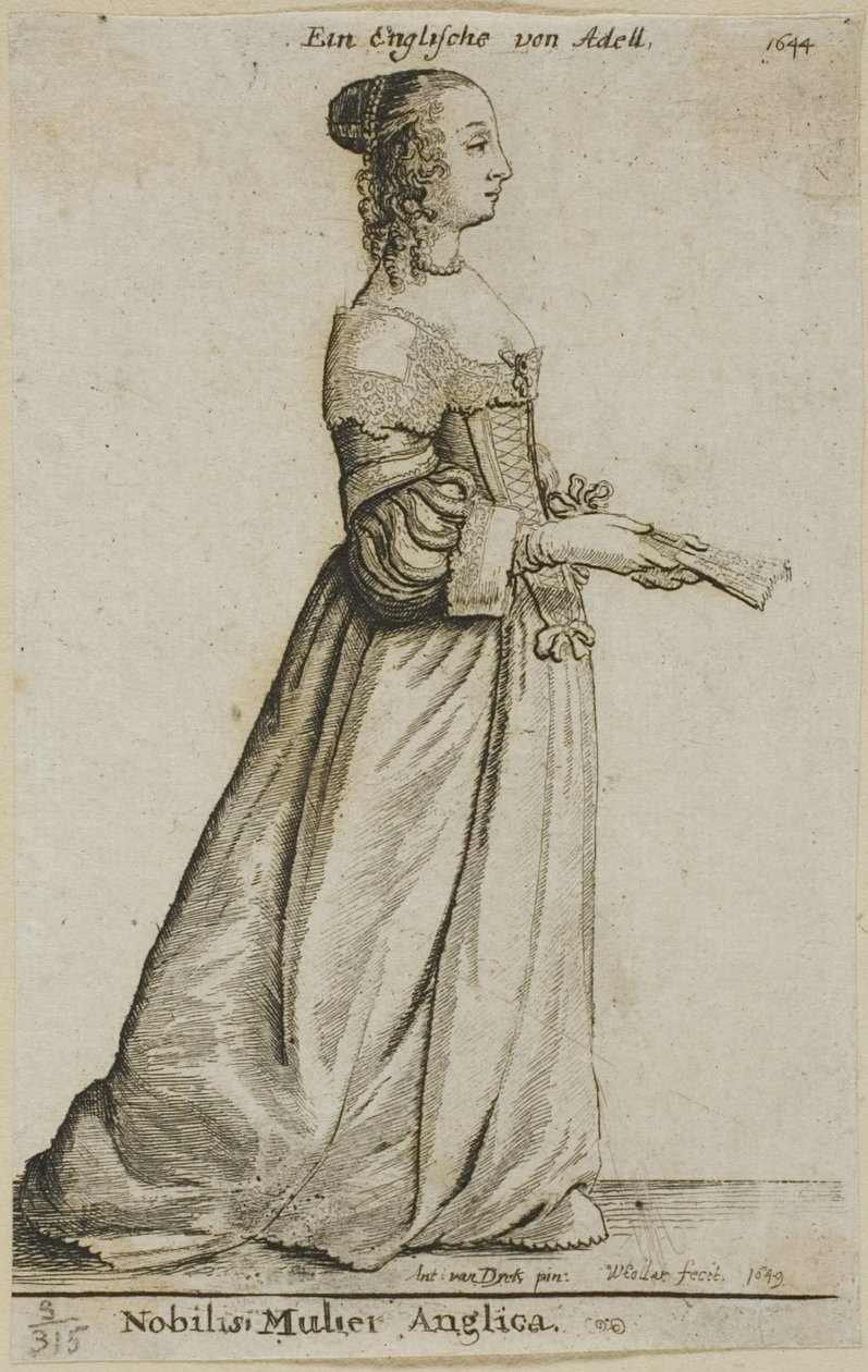 Noble Inglesa de Wenceslaus Hollar