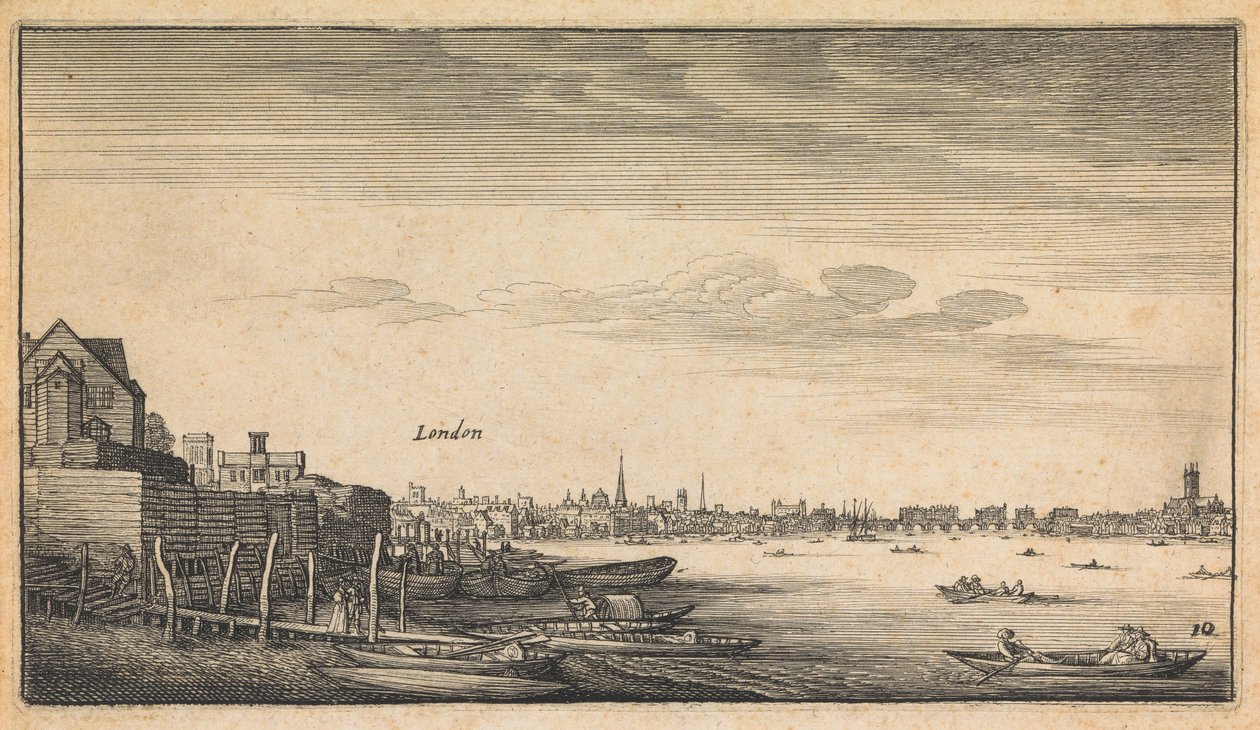 Vistas inglesas: Londres de Wenceslaus Hollar