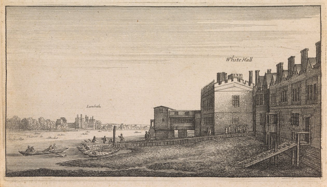 Vistas de Inglaterra: Whitehall Lambeth de Wenceslaus Hollar