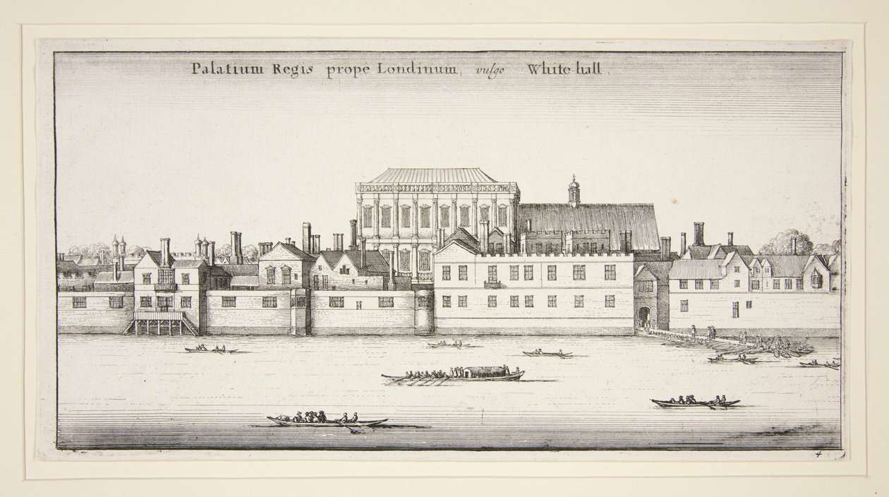 Cuatro vistas de Westminster, Lambeth y Whitehall, de la serie Vistas de Londres de Wenceslaus Hollar