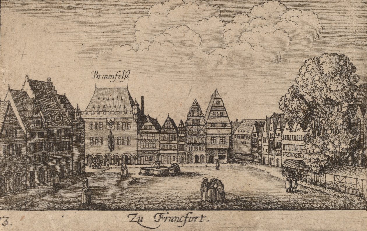 Frankfort, 1635 de Wenceslaus Hollar