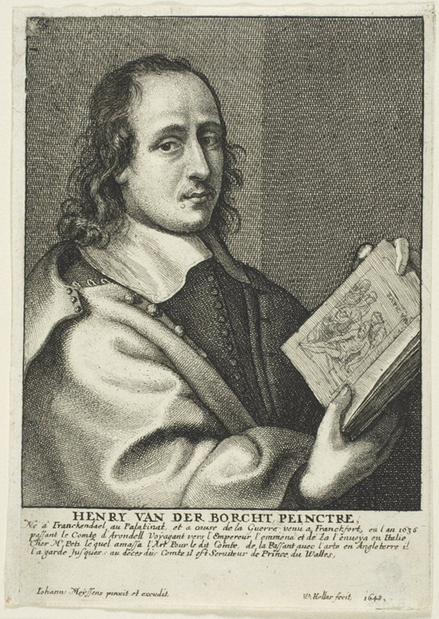 Hendrik van der Borcht el Joven de Wenceslaus Hollar