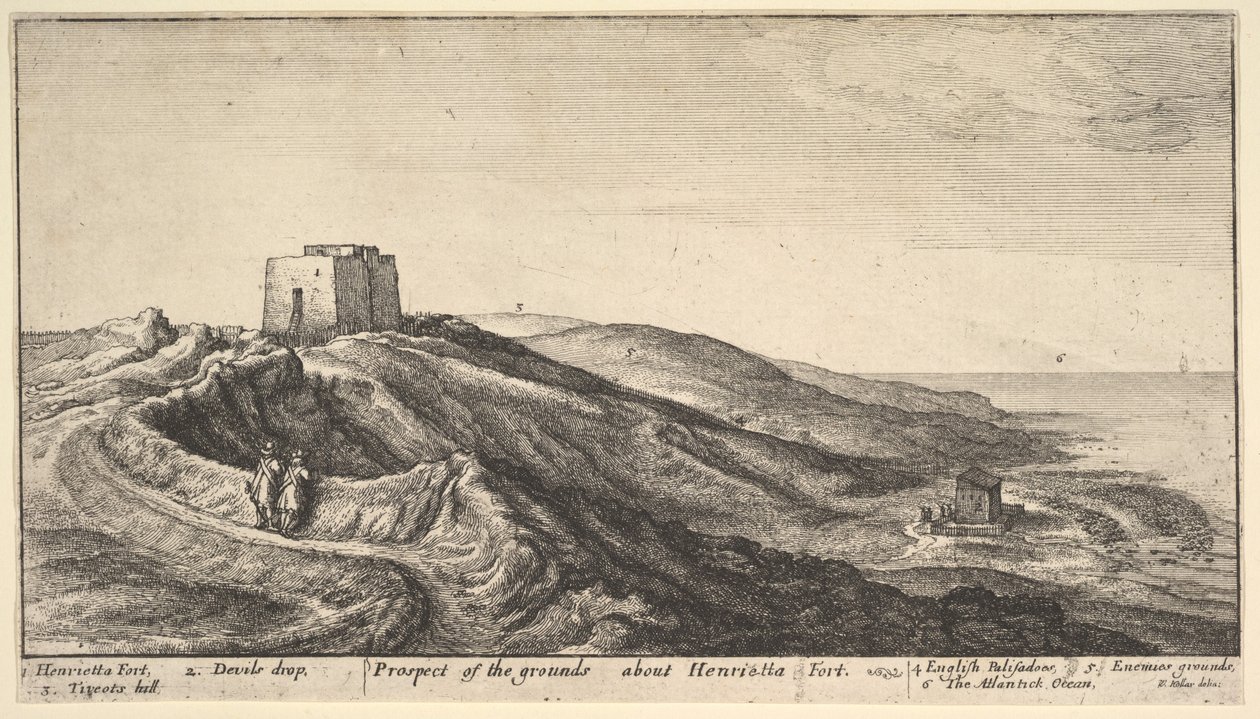 Henrietta Fort, ca. 1670 de Wenceslaus Hollar