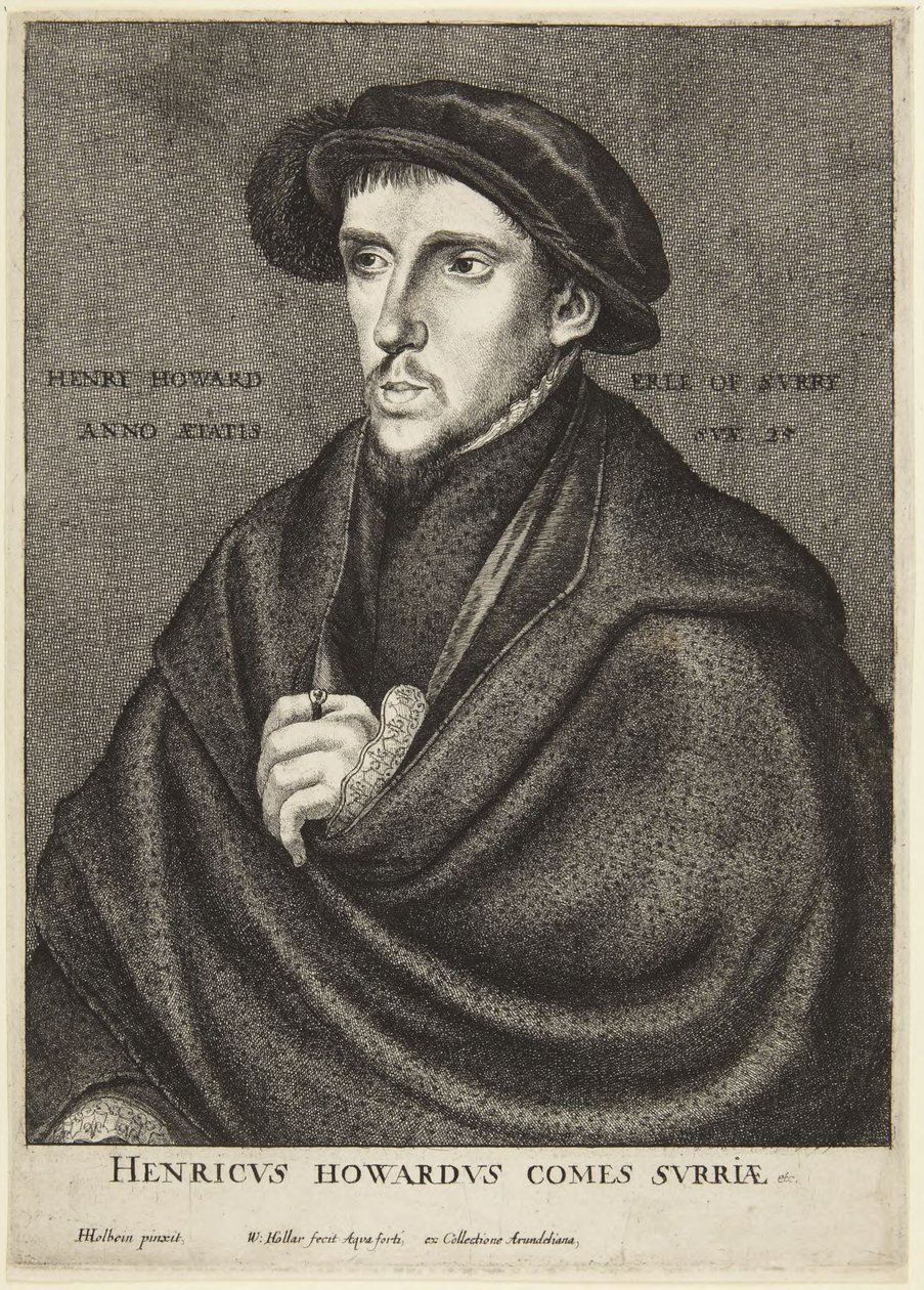 Henry Howard, conde de Surrey de Wenceslaus Hollar
