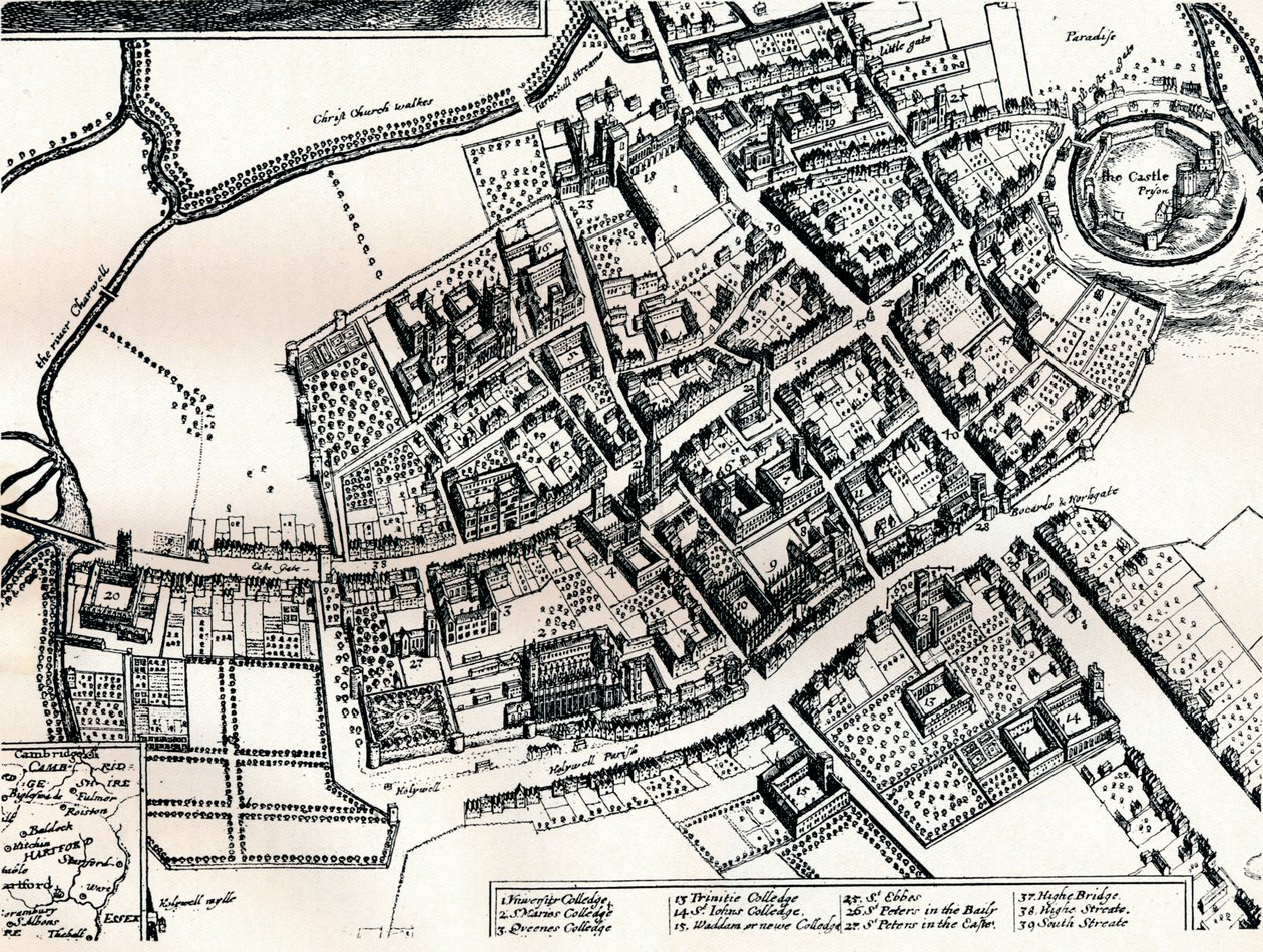 Plano de Hollar de Oxford, c1643 de Wenceslaus Hollar
