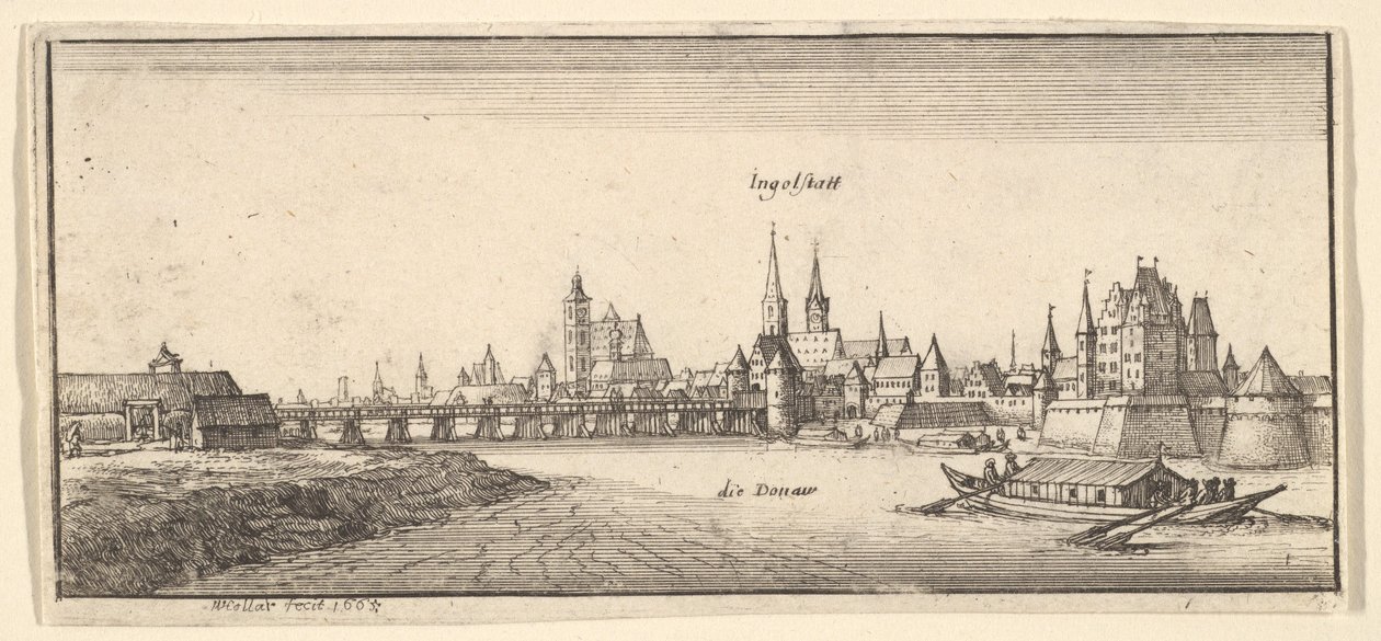 Ingolstadt, de «German Views» de Wenceslaus Hollar