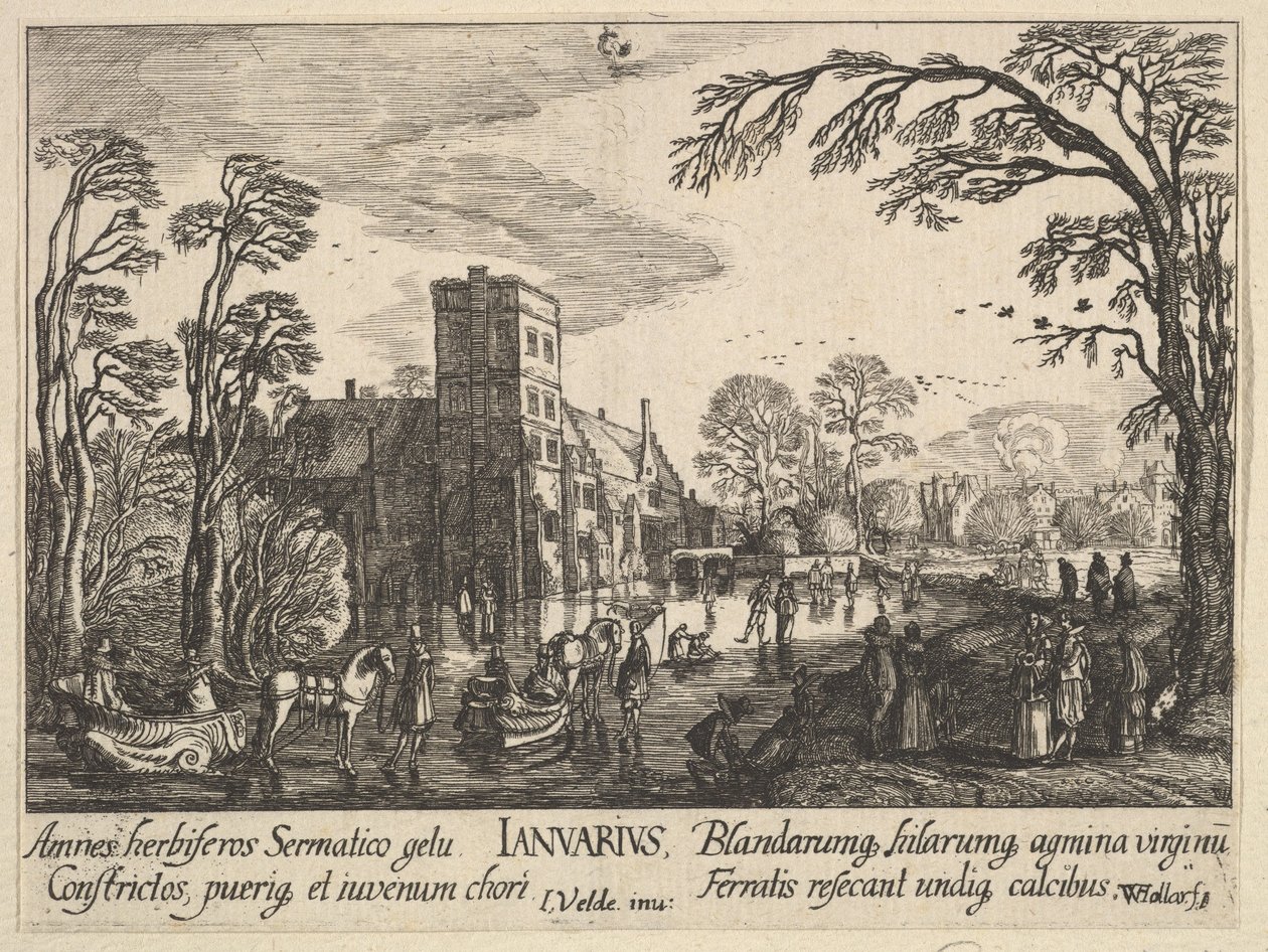 Enero, 1628-29 de Wenceslaus Hollar