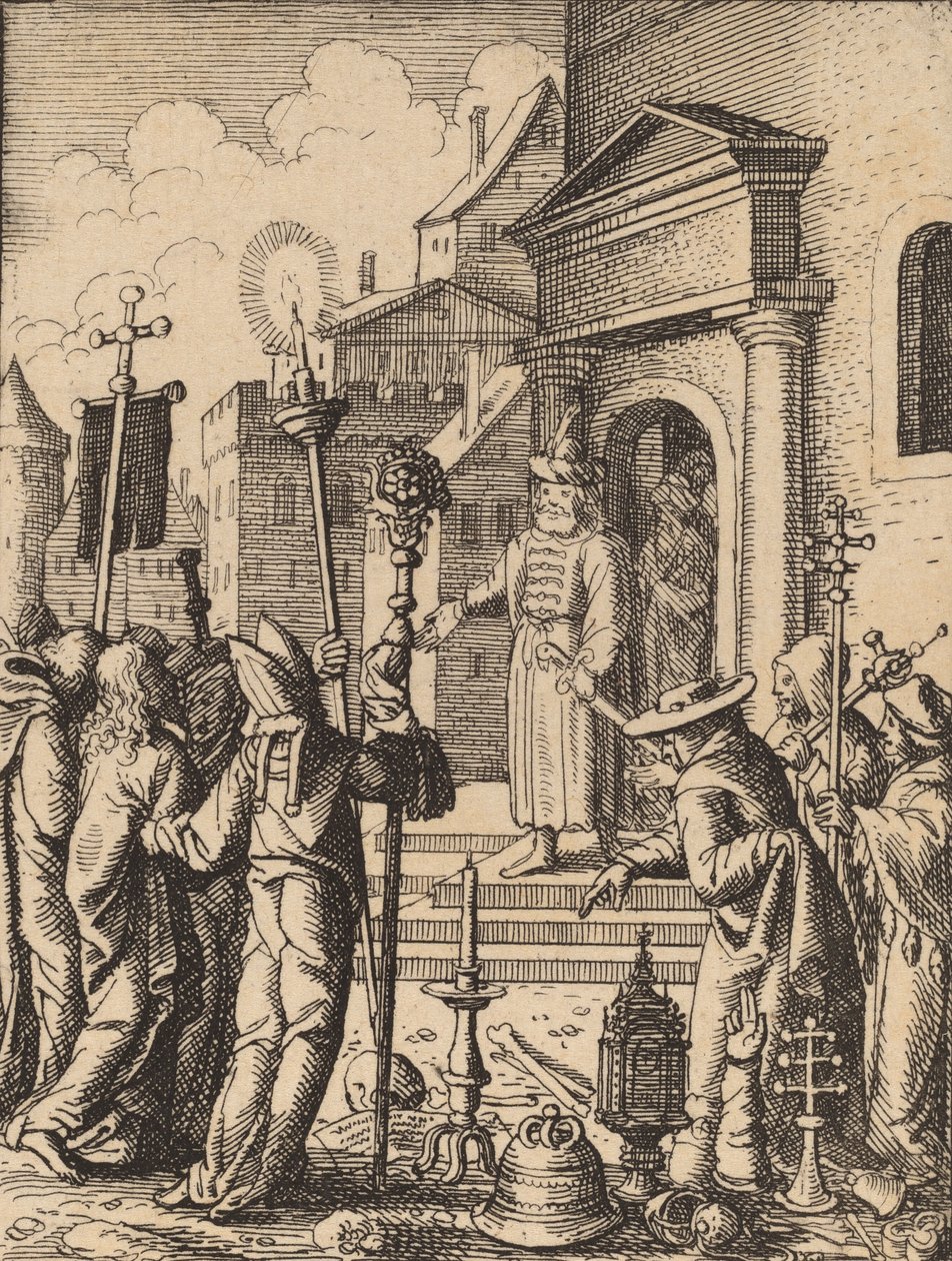 Jesús ante Pilato de Wenceslaus Hollar