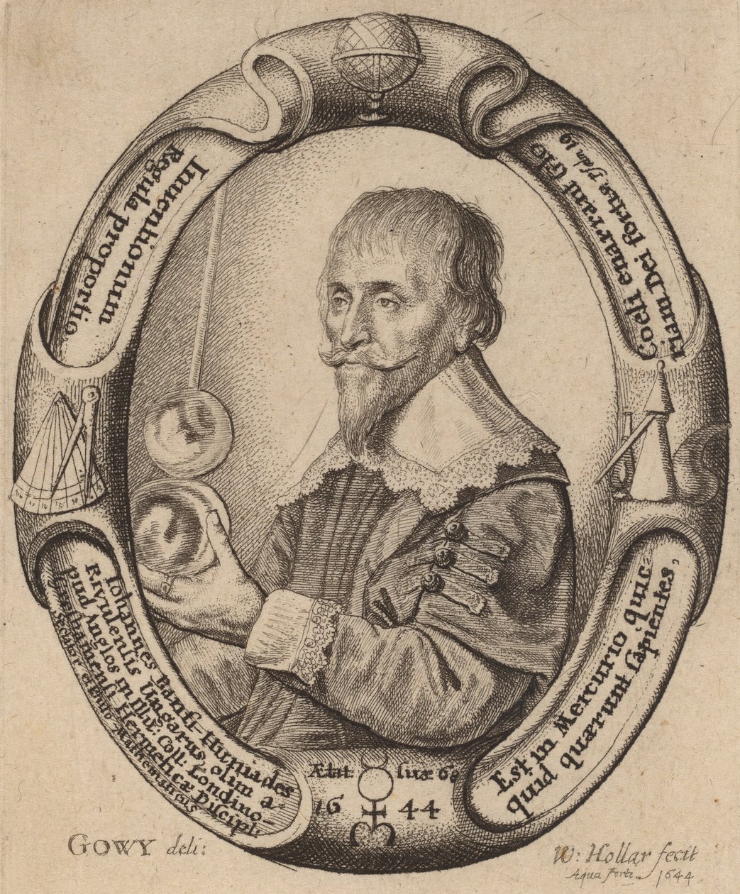 Johann Banfi Huniades de Wenceslaus Hollar