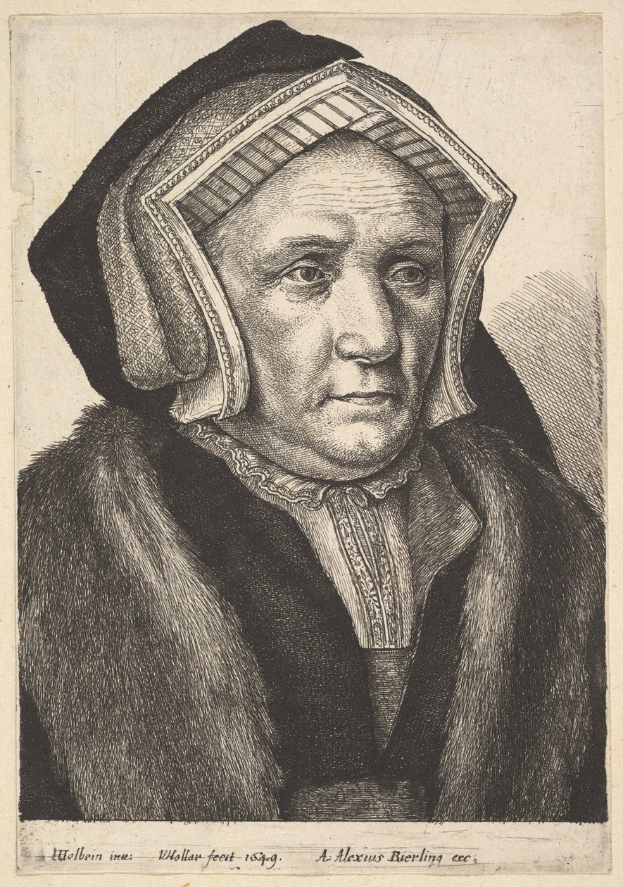 Lady Mary Butts, 1649 de Wenceslaus Hollar