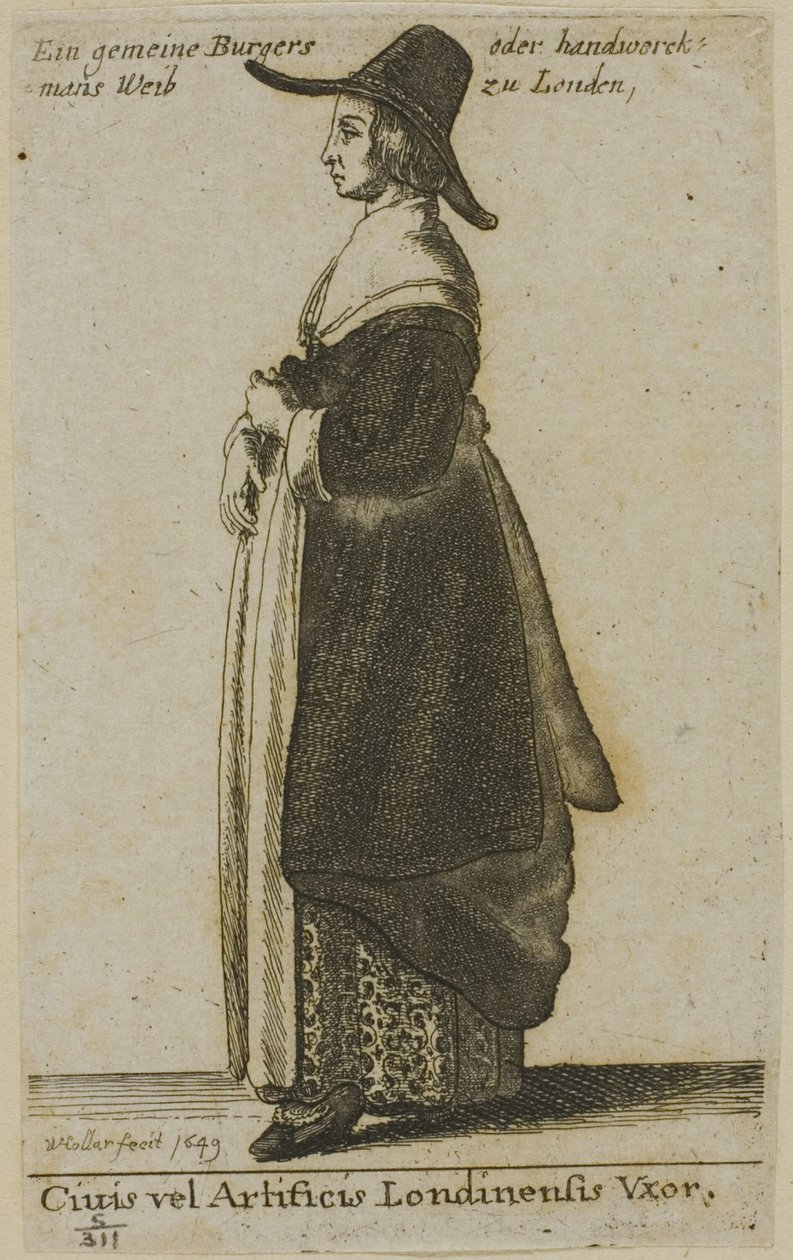 Esposa de Londres de Wenceslaus Hollar