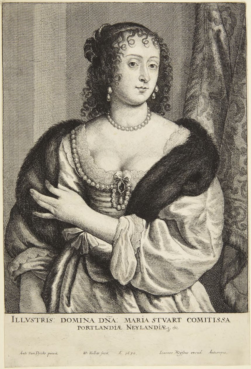 María Estuardo de Wenceslaus Hollar