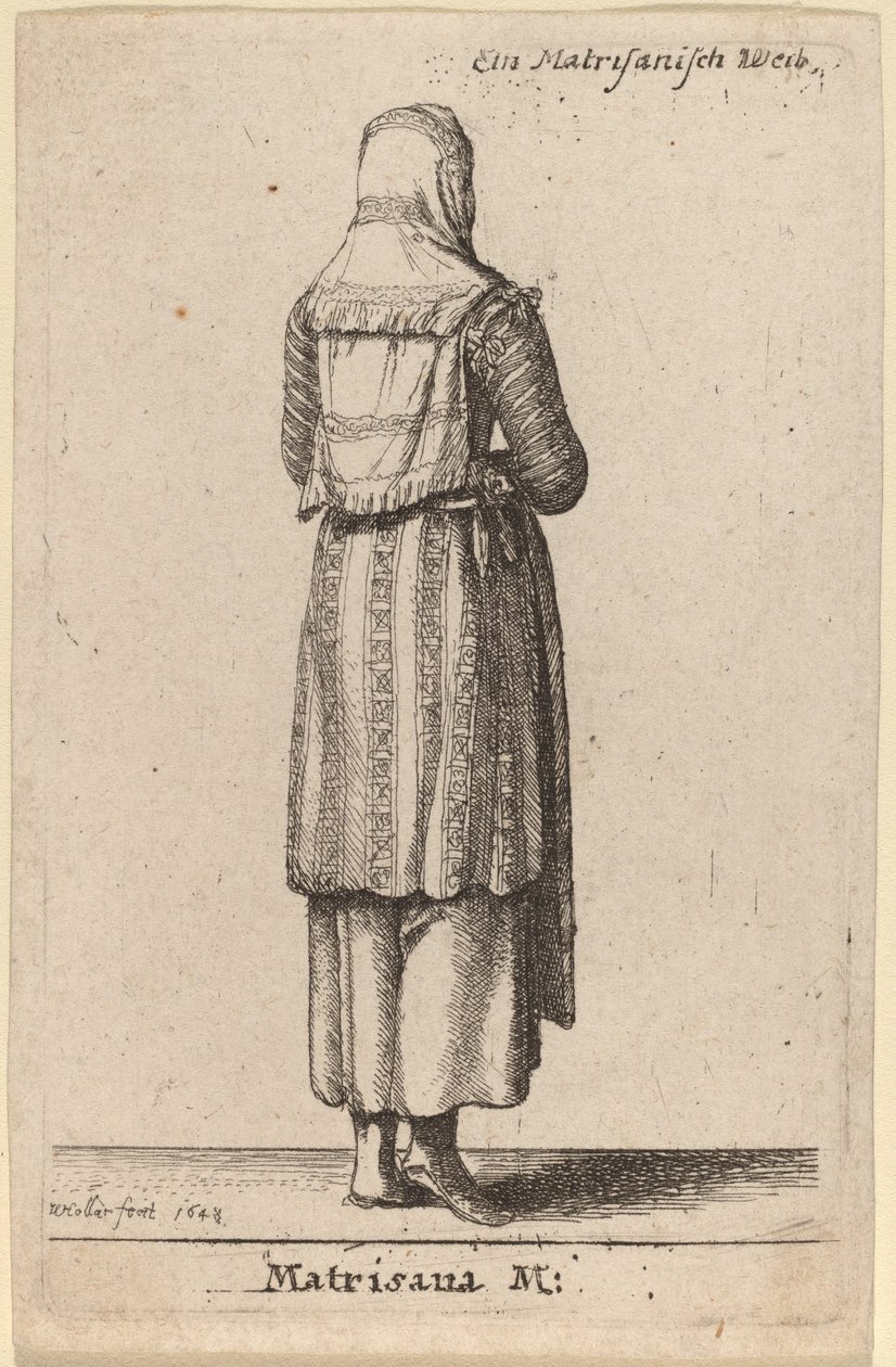 Matrisana M. de Wenceslaus Hollar