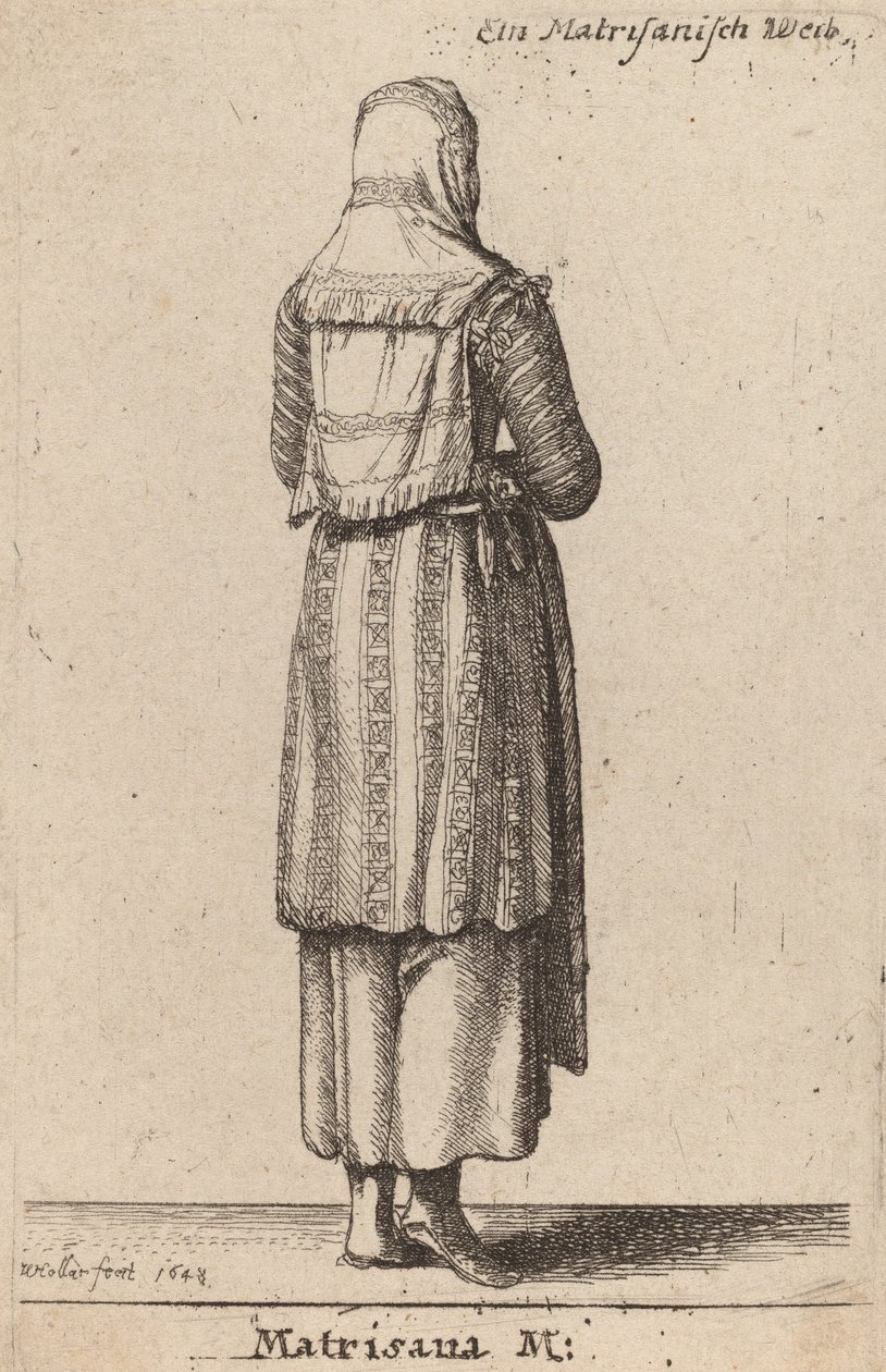 Matrisana M., 1648 de Wenceslaus Hollar