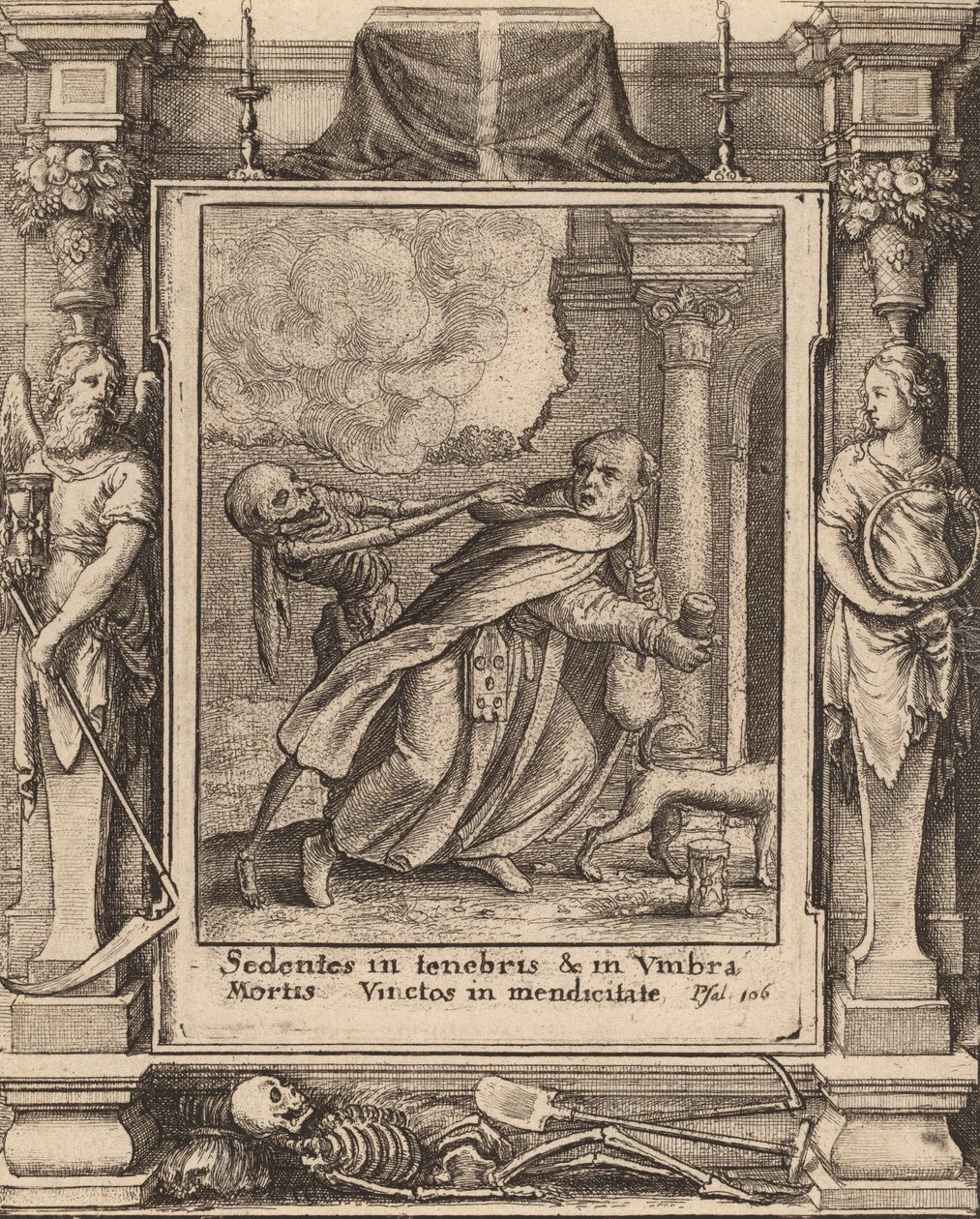 Monje de Wenceslaus Hollar