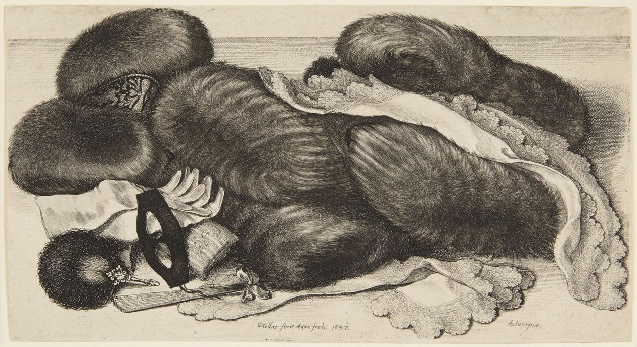 Manguitos y galas de Wenceslaus Hollar