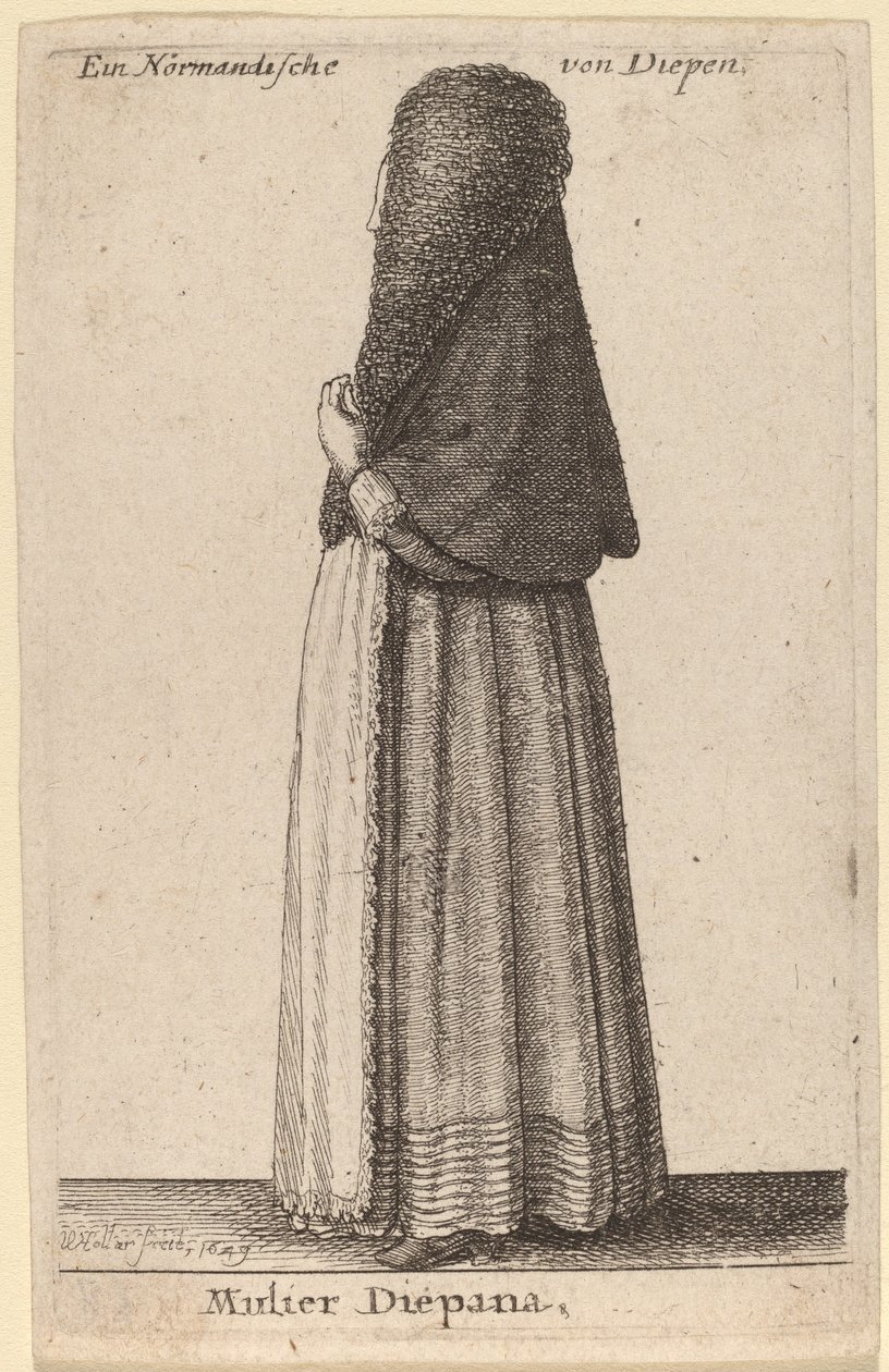 Mulier Diepana de Wenceslaus Hollar