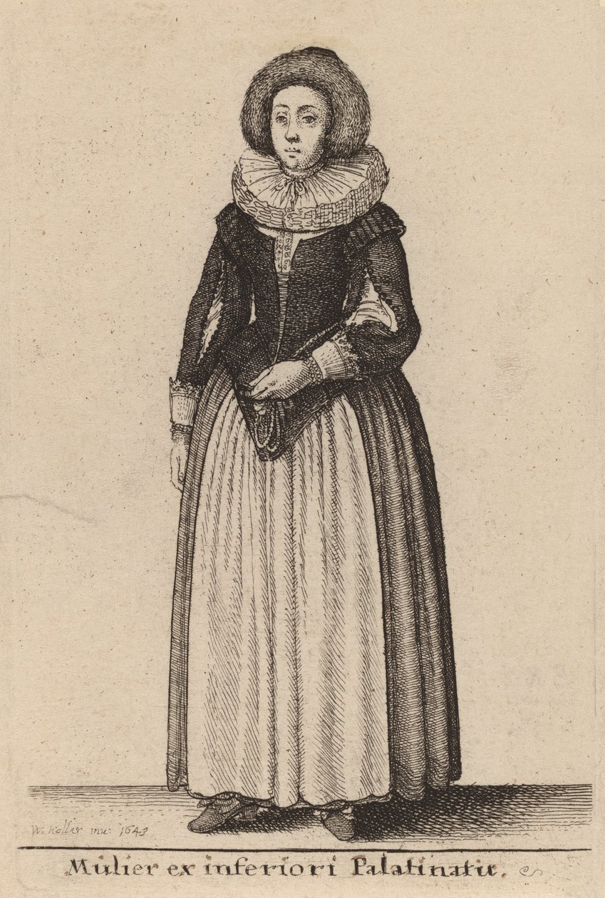 Mujer del Bajo Palatinado de Wenceslaus Hollar