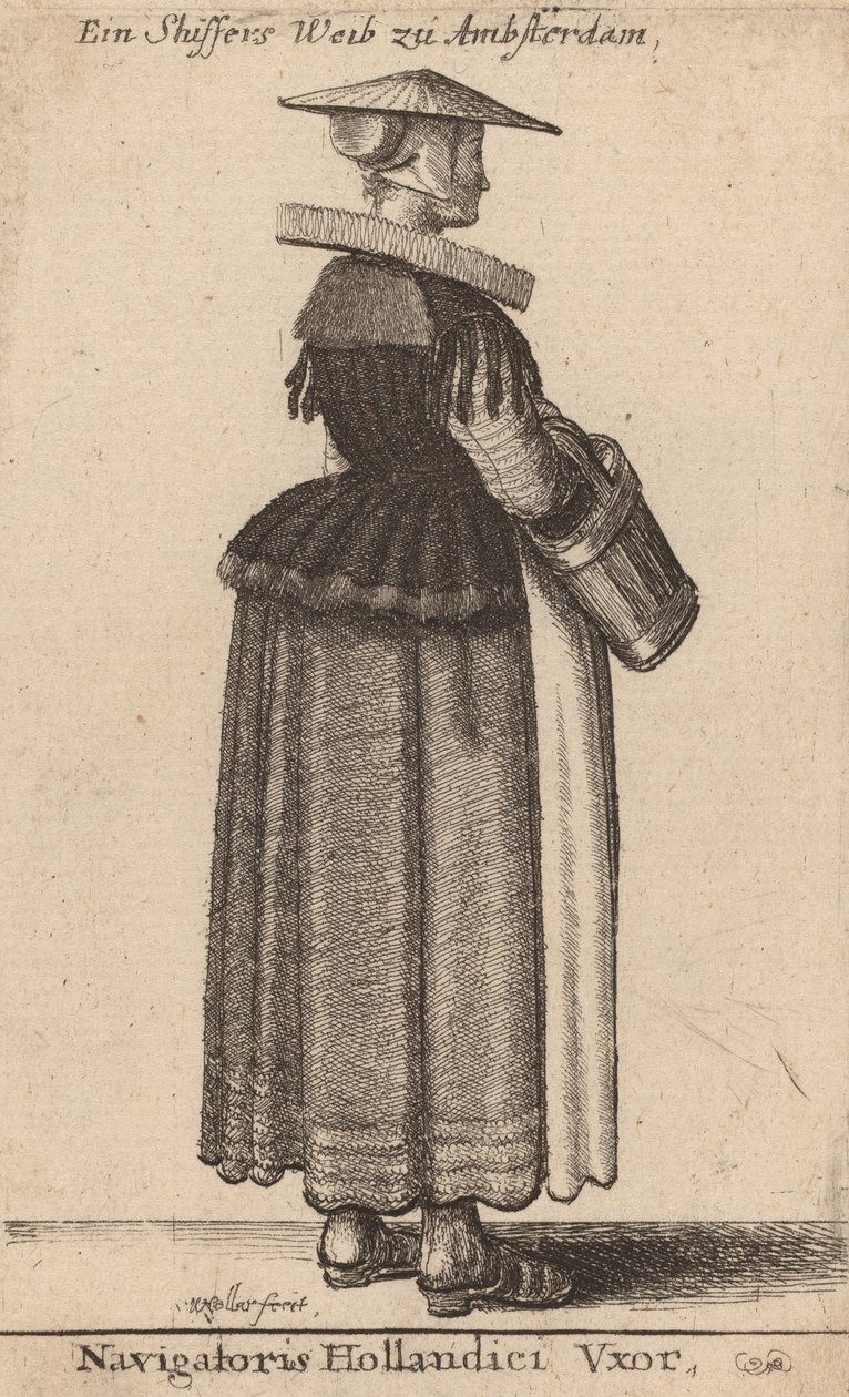 Navigatoris Hollandici Vxor de Wenceslaus Hollar