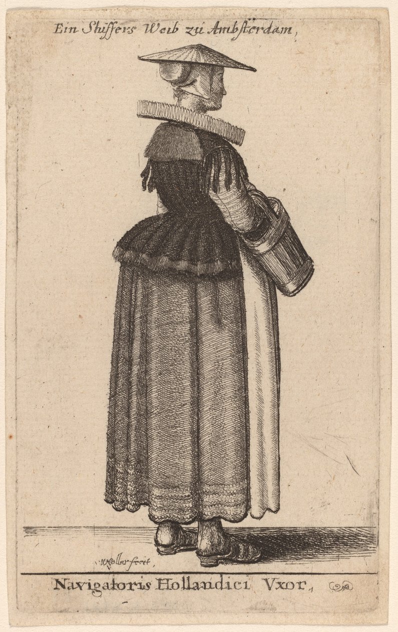 Navigatoris Hollandici Vxor de Wenceslaus Hollar