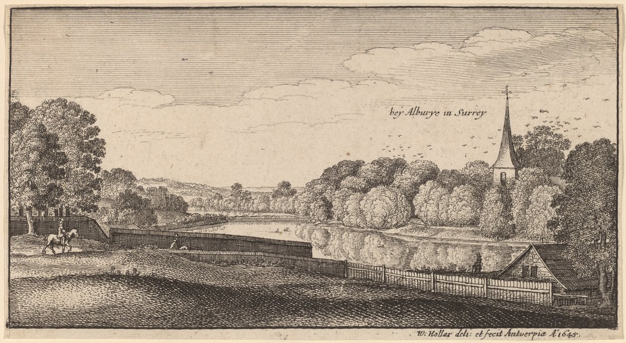 Cerca de Albury de Wenceslaus Hollar