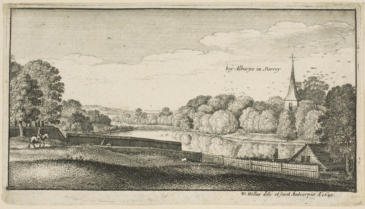 Cerca de Albury de Wenceslaus Hollar