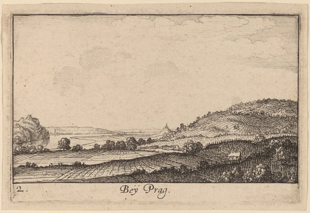 Cerca de Praga de Wenceslaus Hollar