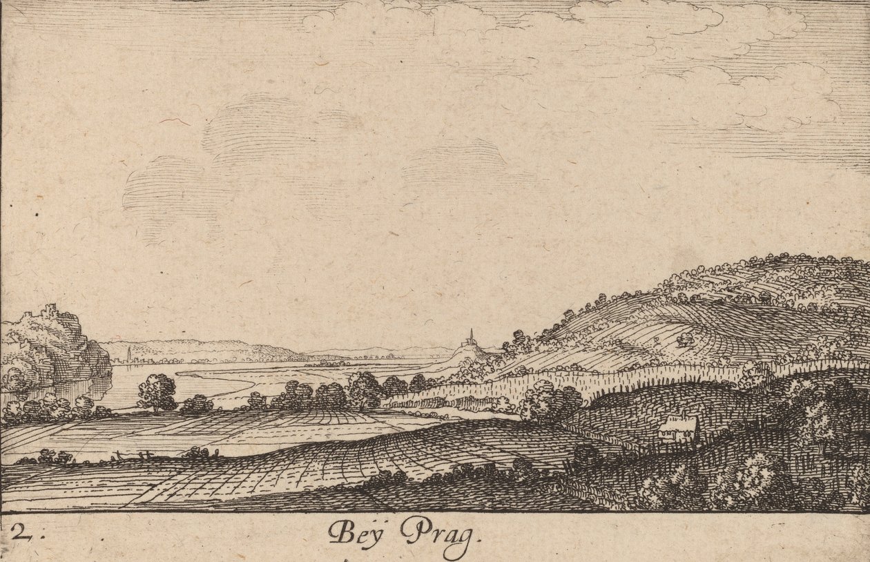 Cerca de Praga, 1635 de Wenceslaus Hollar