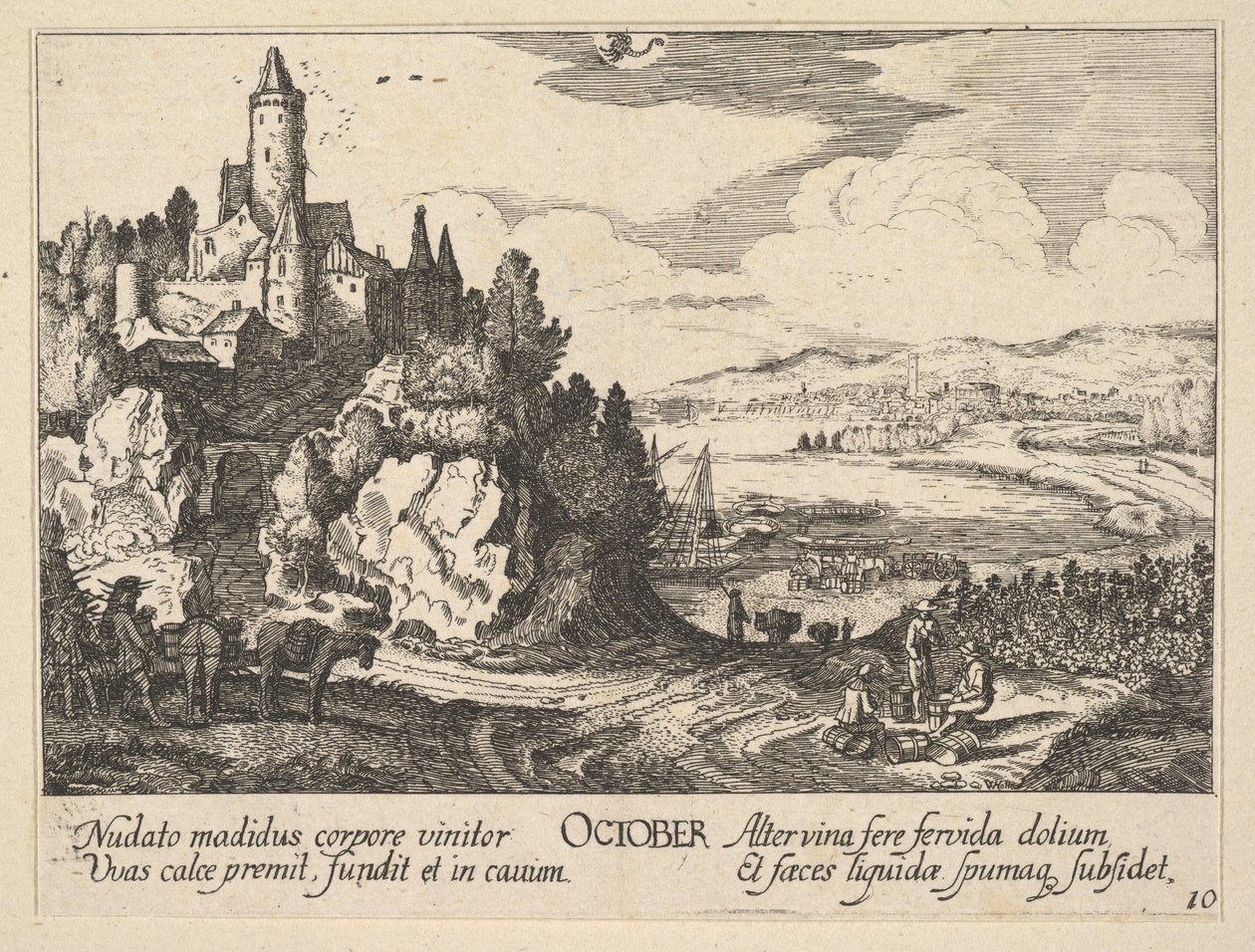 Octubre, 1628-29 de Wenceslaus Hollar