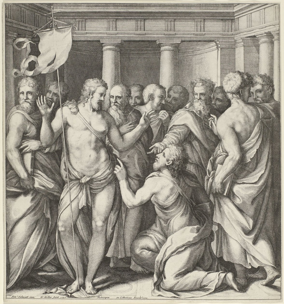 Incredulidad de Tomás de Wenceslaus Hollar