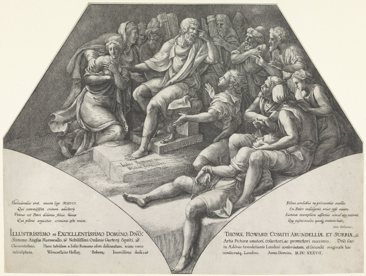 Sentencia de Zaleuco de Wenceslaus Hollar