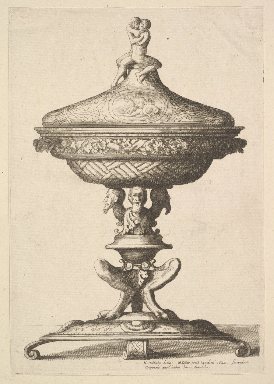 Copa ornamentada de Wenceslaus Hollar