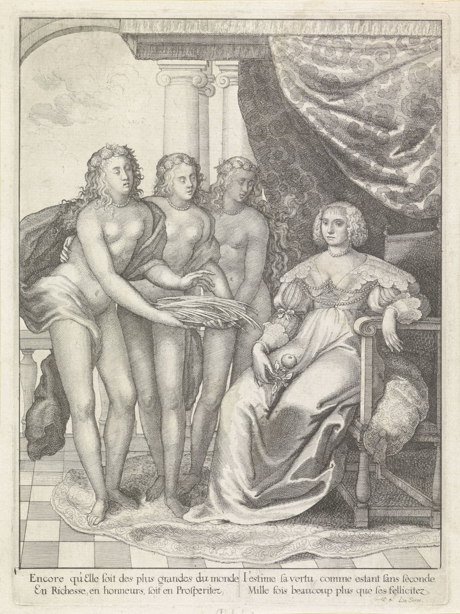 Retrato de Amalia van Solms de Wenceslaus Hollar