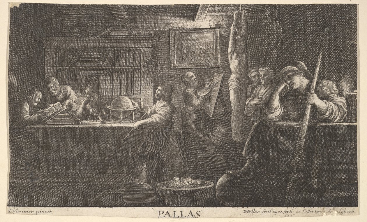 Reino de Pallas, 1646 de Wenceslaus Hollar