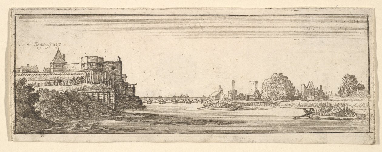 Ratisbona, 1652-77 de Wenceslaus Hollar