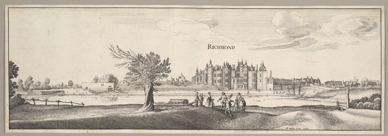 Palacio de Richmond de Wenceslaus Hollar
