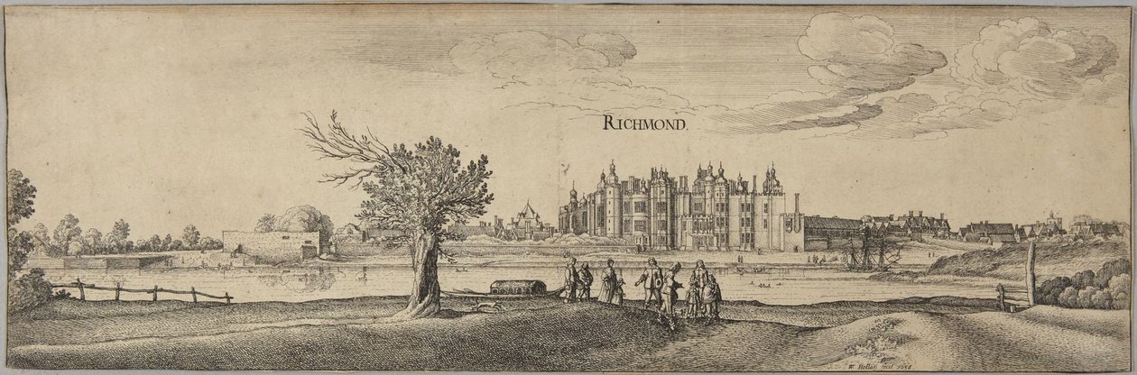 Richmond Park de Wenceslaus Hollar