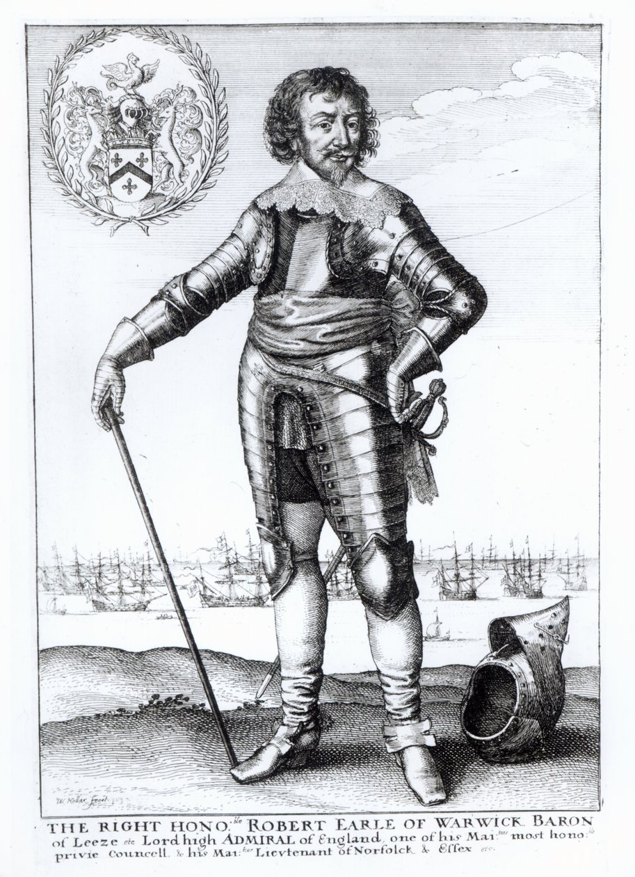 Robert Rich, 2º Conde de Warwick de Wenceslaus Hollar