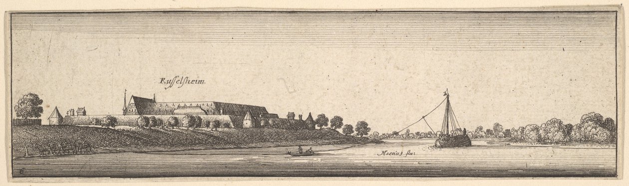 Rüsselsheim, 1642-44 de Wenceslaus Hollar