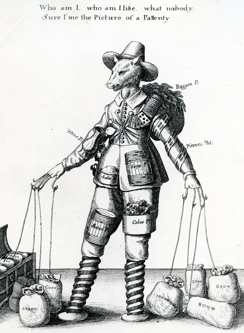 Impresión satírica, 1641-1650 de Wenceslaus Hollar