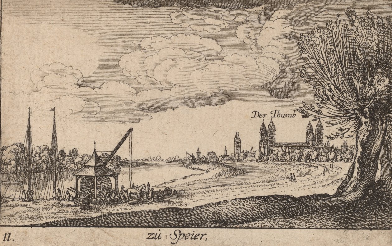 Speyer, 1635 de Wenceslaus Hollar