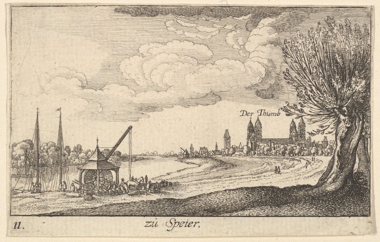 Speyer, 1635 de Wenceslaus Hollar