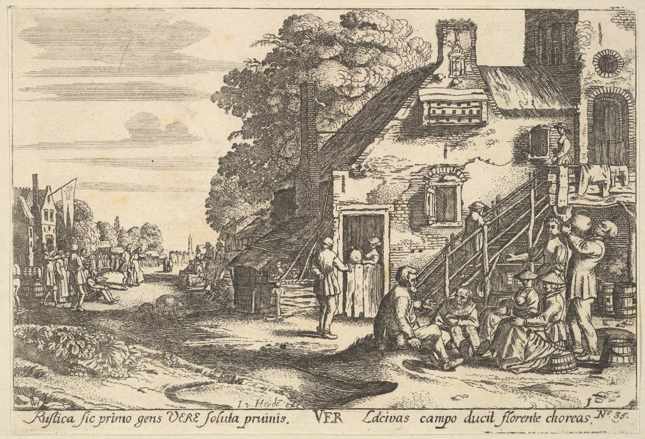 Primavera, 1629 de Wenceslaus Hollar