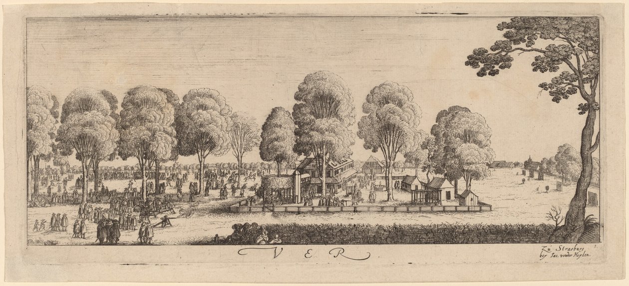 Primavera: El campo de tiro, c. 1628-1629 de Wenceslaus Hollar