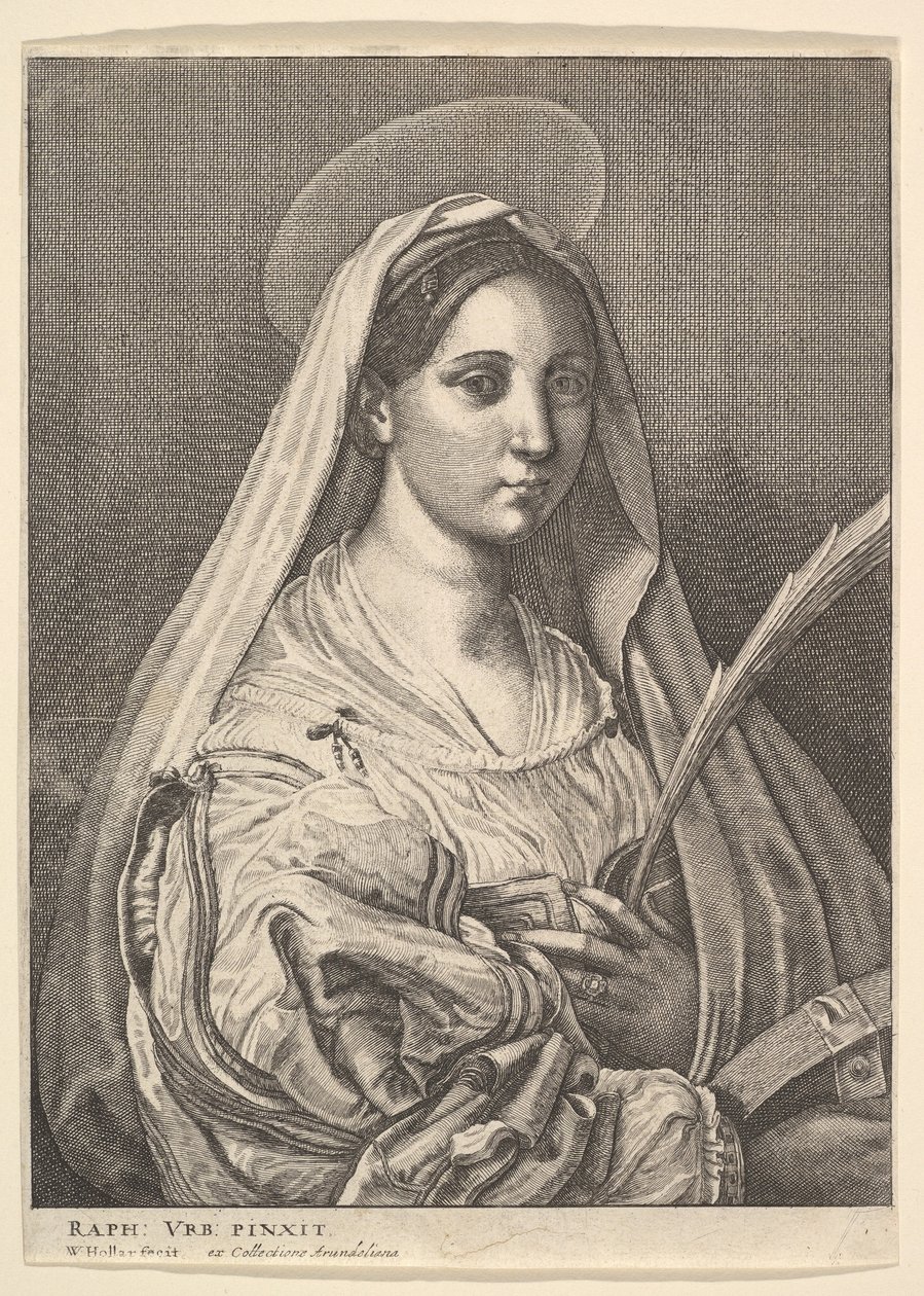 Santa Catalina de Alejandría de Wenceslaus Hollar